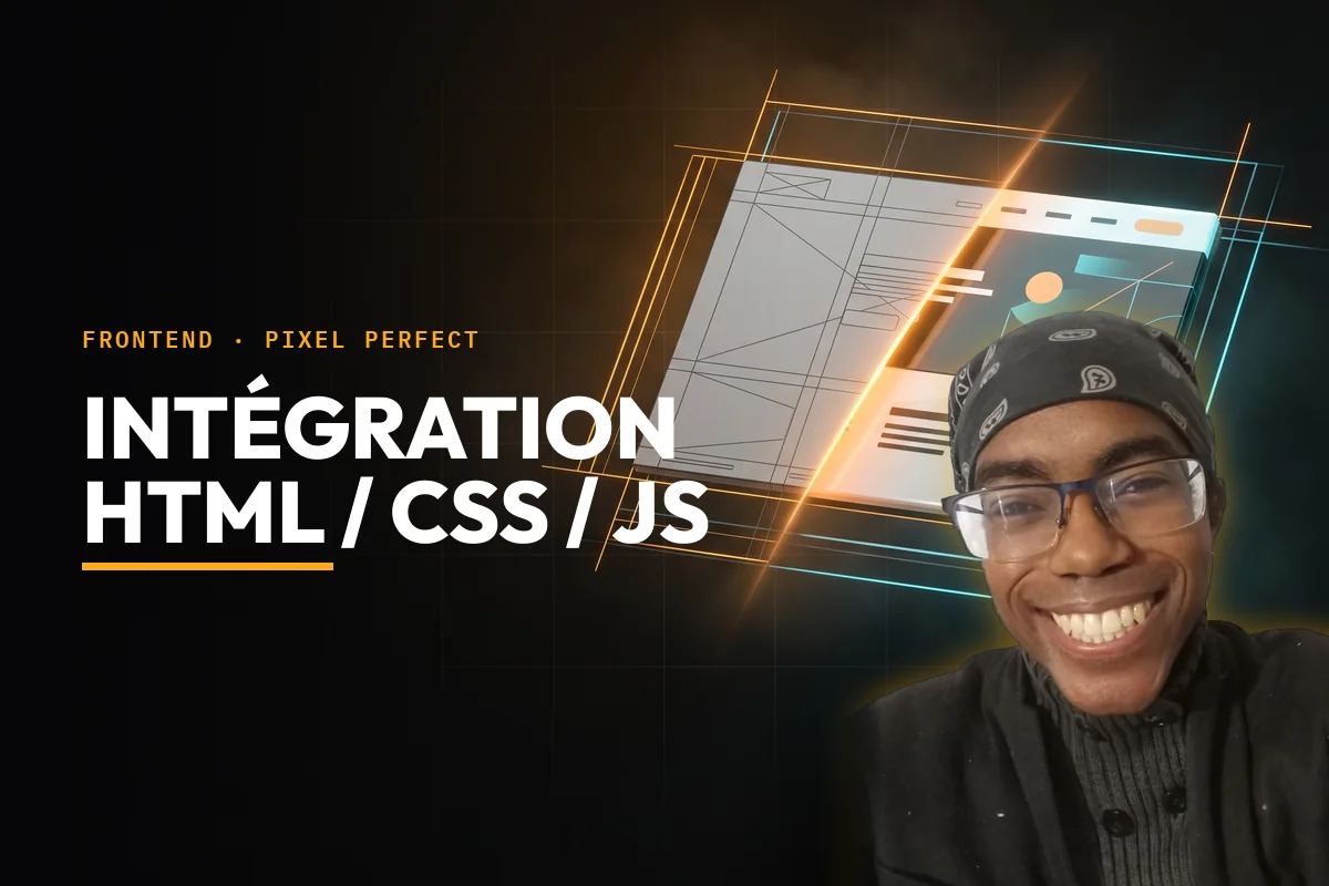 Int&eacute;gration maquette HTML/CSS/JS